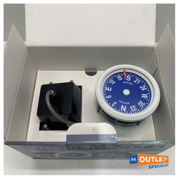 リッチー M4 電気デジタルコンパス ホワイト 75mm