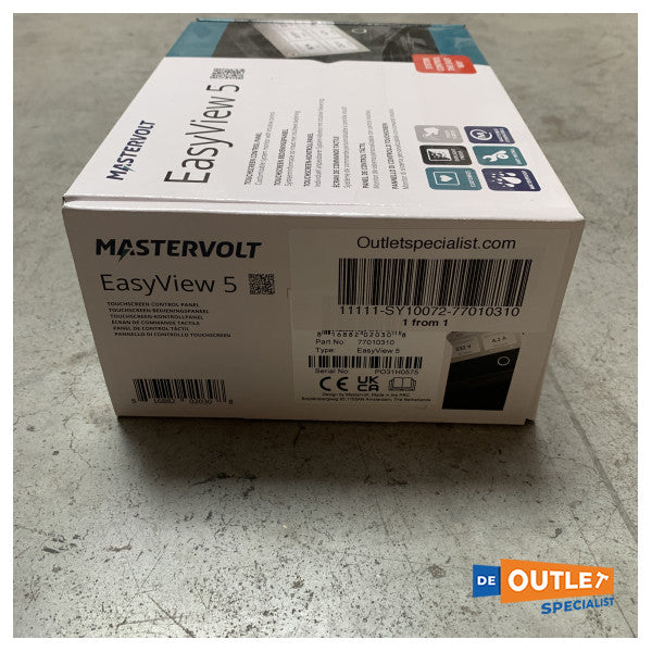 Ecrã de controlo elétrico Mastervolt EasyView 5 de 5 polegadas - 77010310