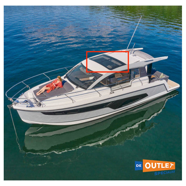 Lewmar Glass Fixed Sunroof with Frame 234 x 123 cm - 79047700