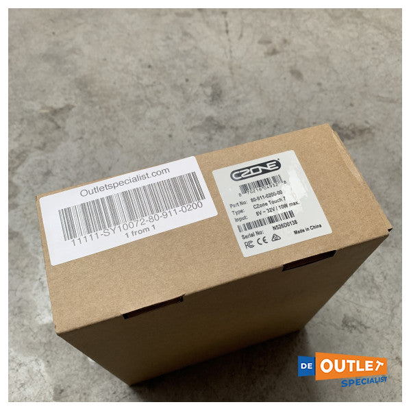 Czone Touch 7-tommer touchscreen controller display 12/24V - 80-911-0200-00