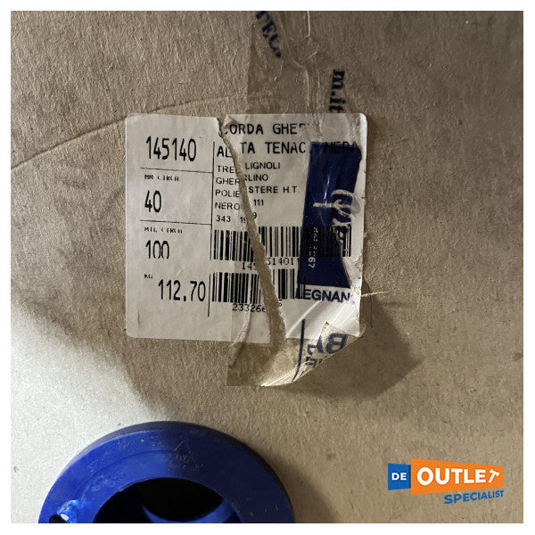 Ρολό μαύρης χτυπημένης γραμμής Armare 40 mm - 100 μέτρα - 0807140