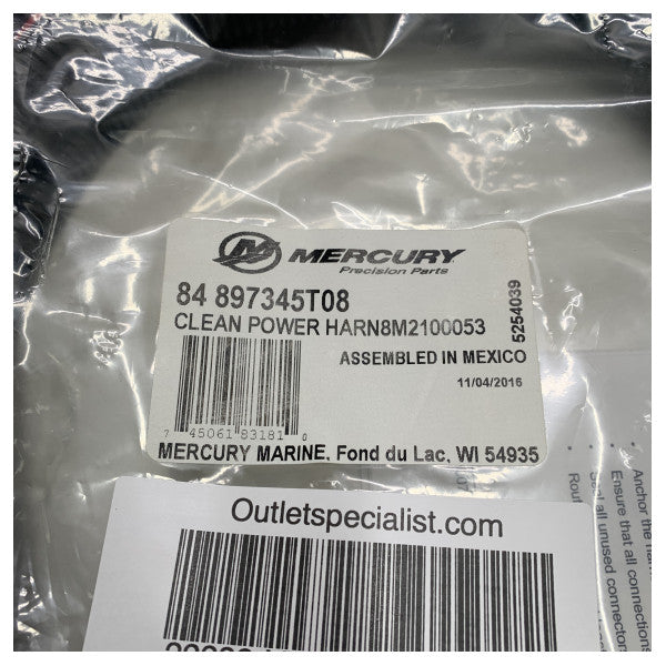 Кабель головного реле живлення шолома Mercury Marine - 84 897345T08