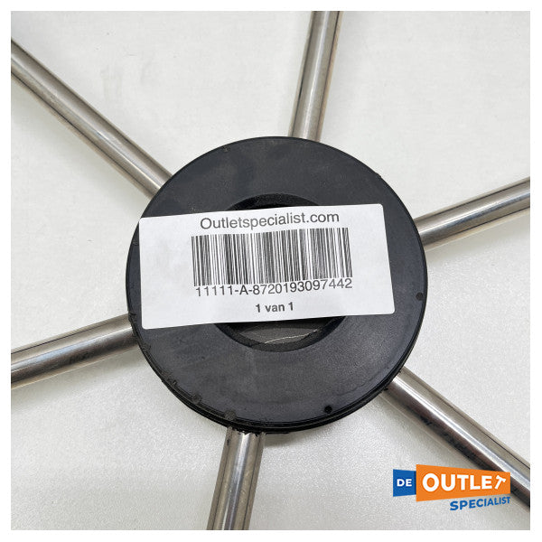 Stazo type 12 6-puolainen ohjauspyörä musta 550 mm