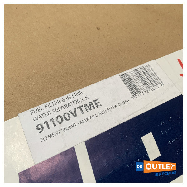 Горивен филтър Vetus Racor 91100 VTME | водоотделител 60L/min