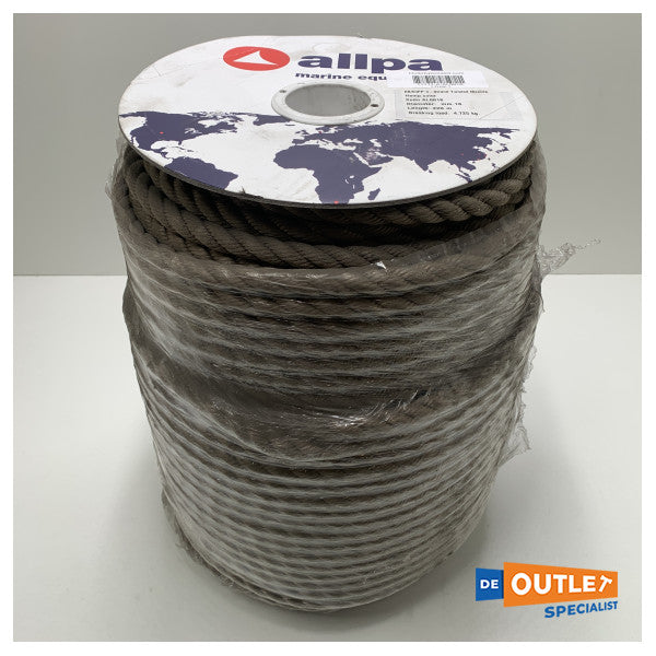 Irrombla Allpa 3 -Stenged Line 18 mm Polypropolene 220 m Brown - AL0818