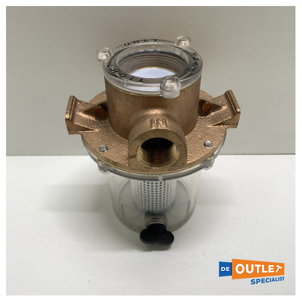 Filtro de agua de mar de bronce de Grocho Arg-1500p 1/2 pulgada