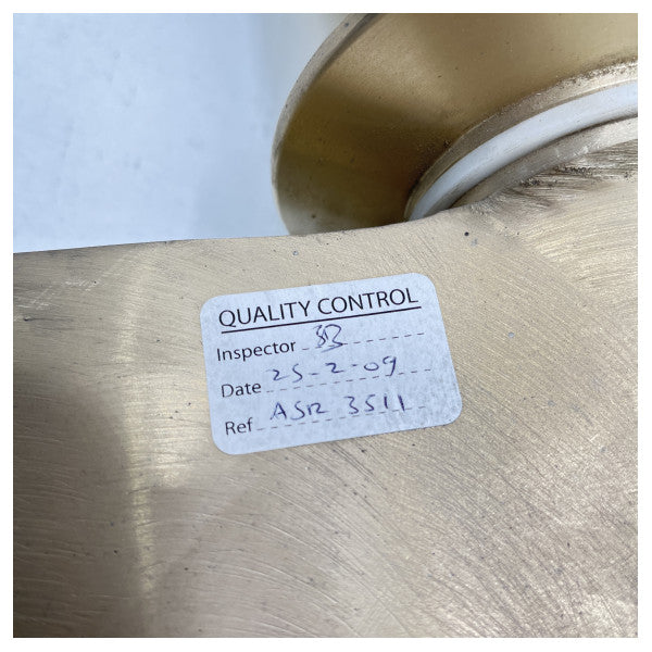 شفرة دفة نحاسية من النحاس الأصفر مع عمود الدوران - ASR3511