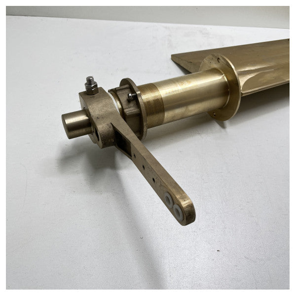 شفرة دفة نحاسية من النحاس الأصفر مع عمود الدوران - ASR3511