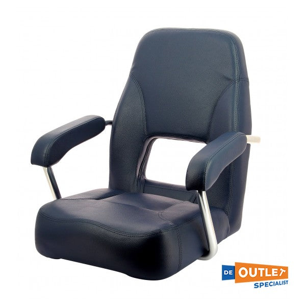 Vetus Sailor lederen stuurstoel blauw - CHSAILB2