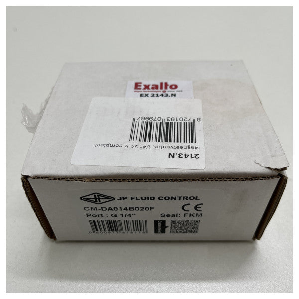 Silecek montajı için Exalto 24V solenoid valf 1/4 inç - 2143.N