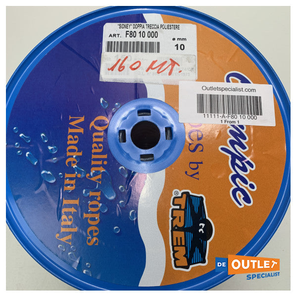 Kela Trem Sidney kaksinkertainen punottu siima polyesteri 10 mm punainen - 150 m