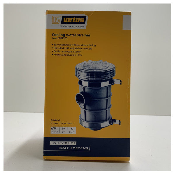 Vetus タイプ 1320 海水フィルター 38 mm - FTR132038