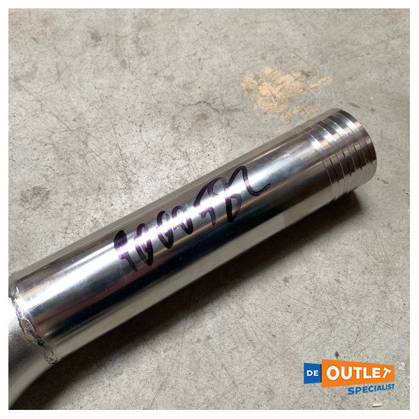 Riva varmelegeme i rustfrit stål udgang / bøjet