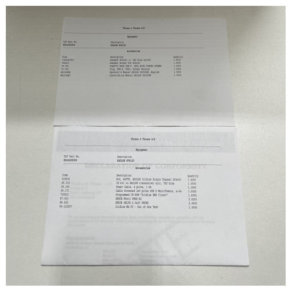 Супутникова телефонна система Sailor Iridium SC4000 ST4120 - 404120A-0500