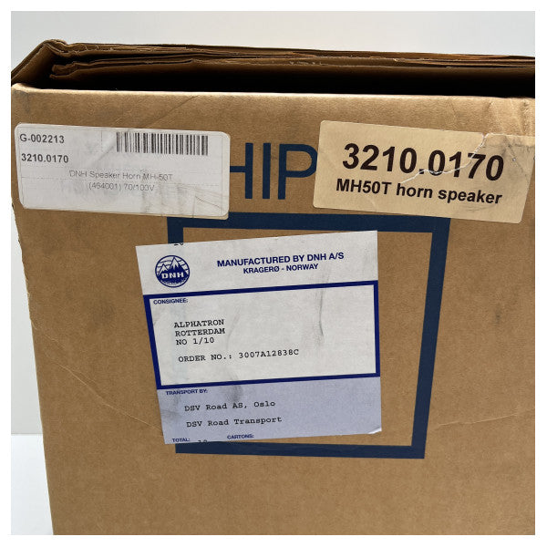 Buzina para altifalante DNH MH-50T 8 Ohm 120 dB SPL - 464001