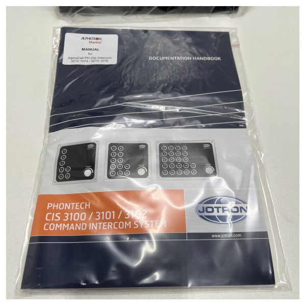 نظام الاتصال الداخلي Alphatron AlphaCall PH 20 خط أسود - 3210.1076