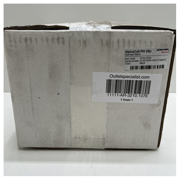 نظام الاتصال الداخلي Alphatron AlphaCall PH 20 خط أسود - 3210.1076