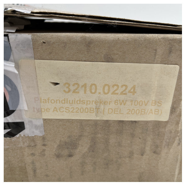 مكبر صوت السقف من ألفاترون أبيض DEL200B/AB 100V