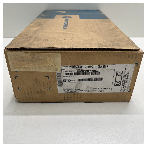 Motorola 2 -way Radio GM340 UHF - MDM25RHC9AN1AE