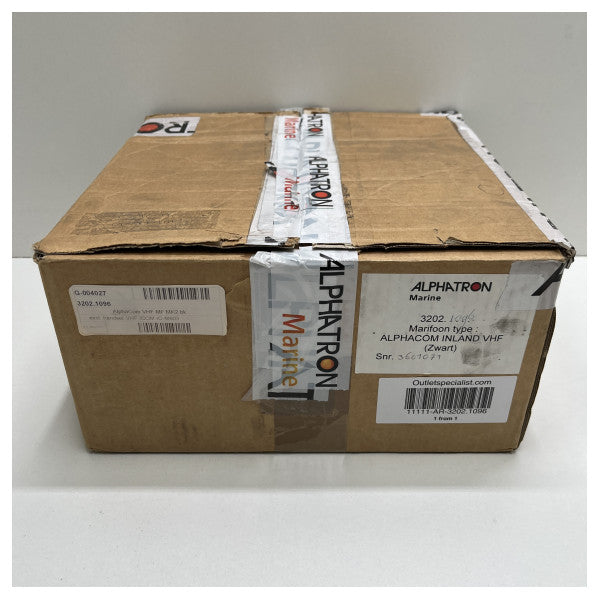 Alphatron AlphaCom Inland Marine VHF MF MK2 sort - 3202.1096