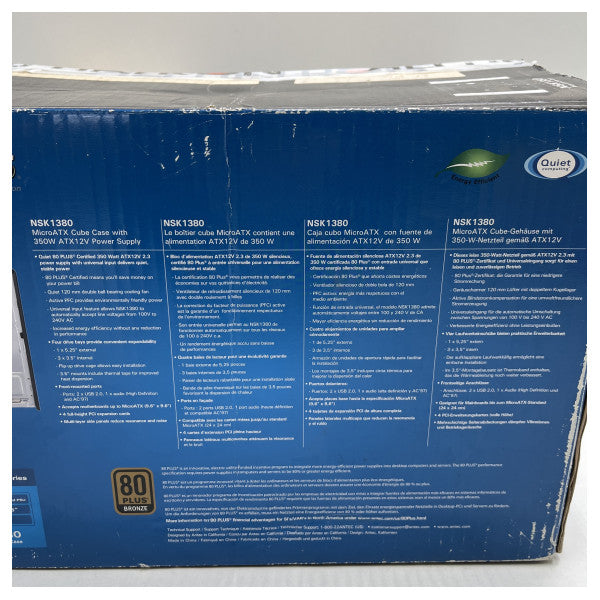 Antec NSK1380 Alphatron Radar Overlay PC