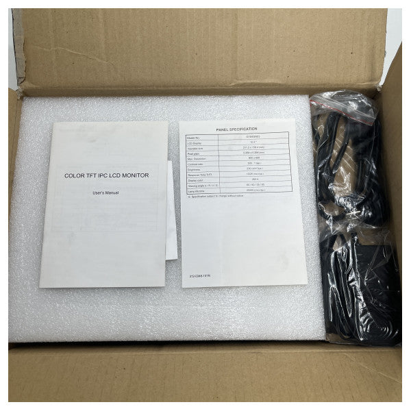 Alphatron AlphaScreen CCTV 10-tuumainen kosketusnäyttö - HI-10Y12 - HI-10Y12