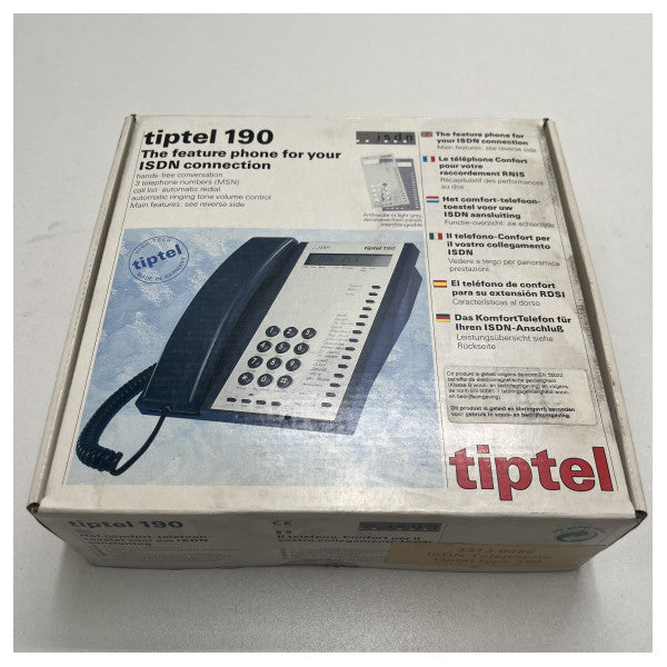 Tiptel 190 Gray RISDN Téléphone - 4005579154846
