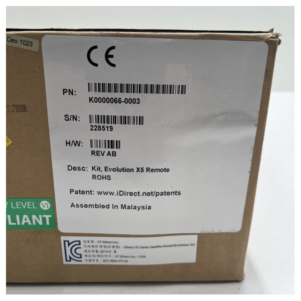 Idirect Evolution X5 DVB -S2 Satellite Control Modem - Router