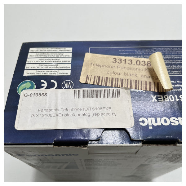 Panasonic Telephone Black - KXTS108EXB