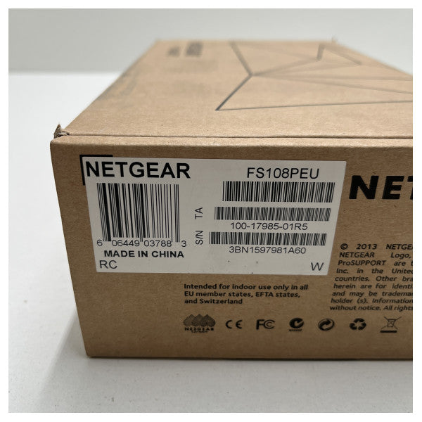 Netgear prosafe POEイーサネットスイッチ - FS108PEU