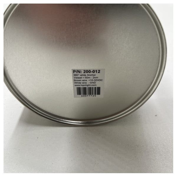 Lopioight Anchor Light 360 ° White | Topplys 12/24V - 200-012