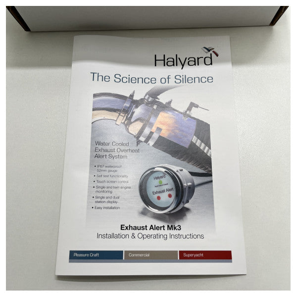 ハリヤード湿式排気過熱警告システム - H021252