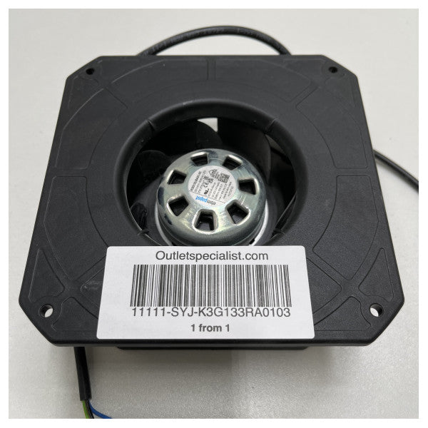 مروحة EBM Papst AC 230 فولت 230 م3 160 م3 - مروحة ساعة أسود - K3G133RA0103