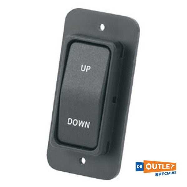 Κουνιστός διακόπτης ανύψωσης καταπακτών Lenco μαύρο 12/24V - 15096-001