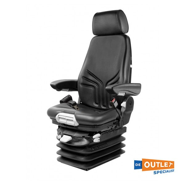 GRAMMER ACTIMO XL Air -suspended Steering Chair Black PVC (MSG95A/722)