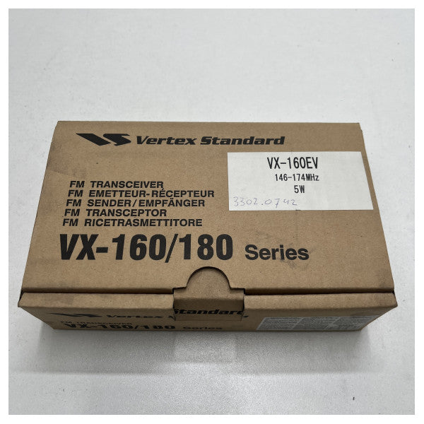 Vertex Standard UHF 2-way handheld VX160 VHF