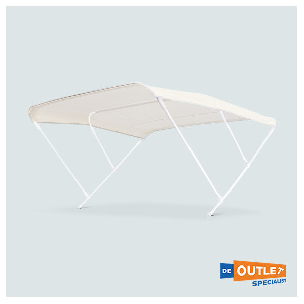 Tessilmare 3 αψίδες αλουμινίου bimini λευκό 200 cm - 110-020-015
