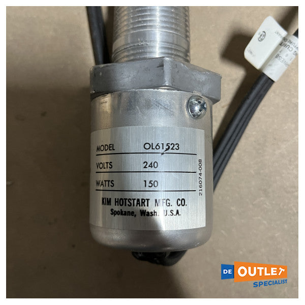 Kim Hotstart Oil Heater Lube Heater 150W - OL61523