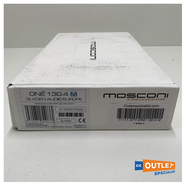 Mosconi One 130.4 m 4 canales 130W Audio Amplificador 24V