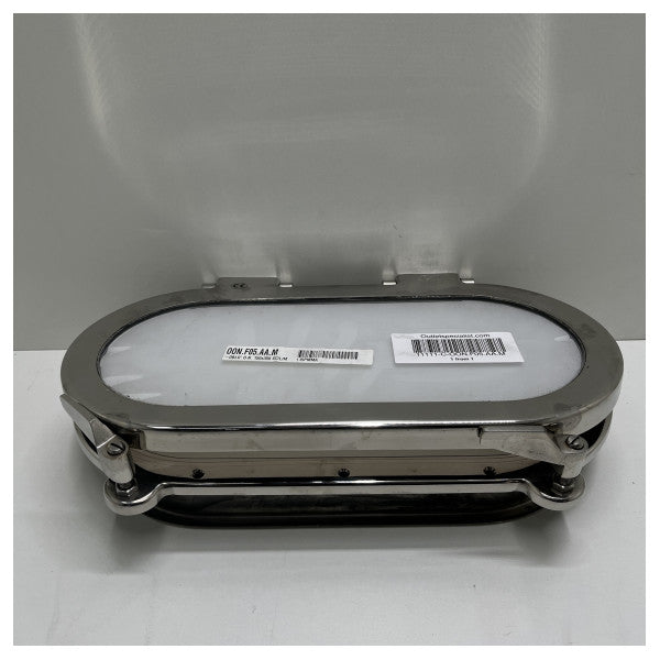 SCM ruostumattomasta teräksestä valmistettu soikea ovaaliportti 355 x 155 mm - OON.F05.AA.M