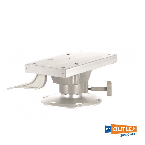 Vetus' justerbare rorsædefod i aluminium med glidning/drejning - PCS15