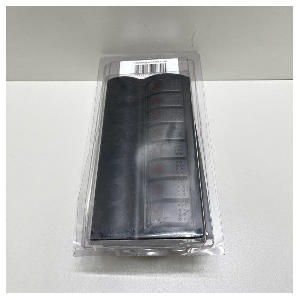 Allpa 8 yollu anahtar paneli siyah 12V