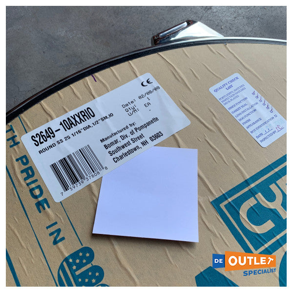 Кръгъл люк от неръждаема стомана на Bomar 640 мм - S2649-10AXXRI0