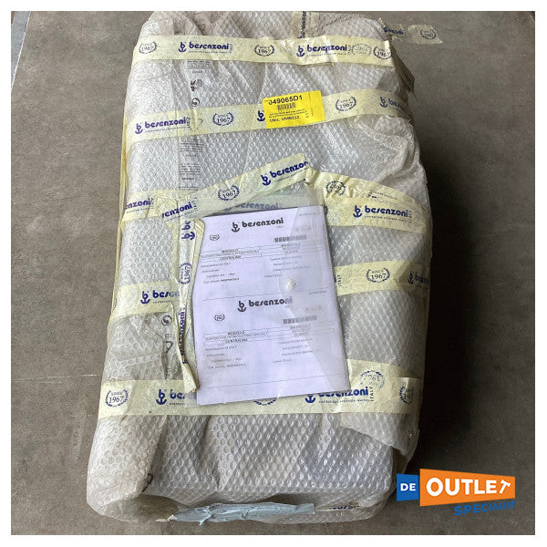 Besenzoni S494 алуминиева електрическа седалка с регулируема двойна опора 24V