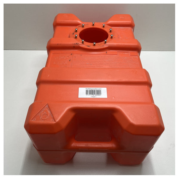 Može se2021 plastika 50L crveni spremnik goriva 650 x 280 x 400 mm