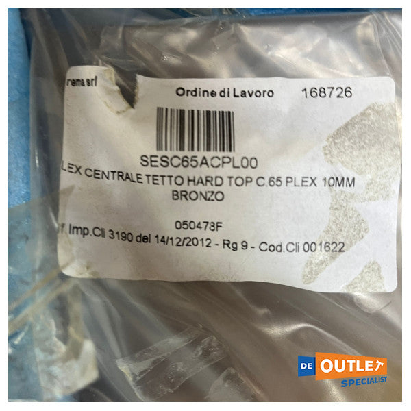 Sessa Marine C68 hard top plex glass 10 mm - SESC65ACPL00