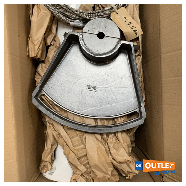 Oceanhelm Pacific бял комплект за кормилен пиедестал с кабел - SET0H06