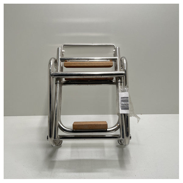 سُلَّم استحمام قابل للطي من الفولاذ المقاوم للصدأ TR Inox 3-stept من الفولاذ المقاوم للصدأ