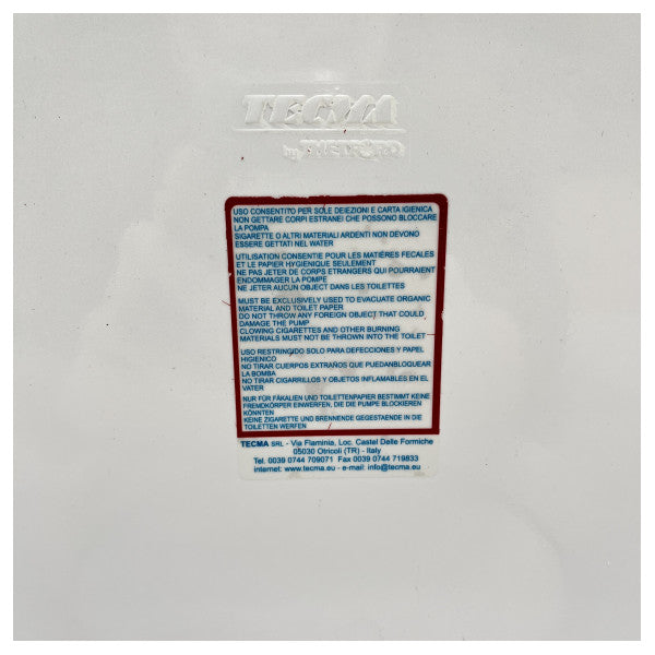 Tecma elegance serie toalett myke briller og omslag - t -236tbfr