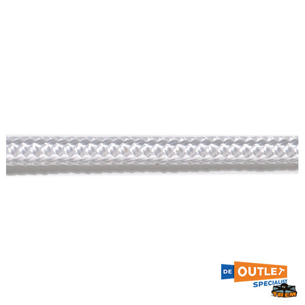 Rotolo Trem T10 10 000 10 mm poliestere a doppia treccia bianco - 150 metri